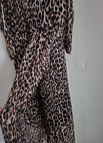 38 Beden Leopar elbise