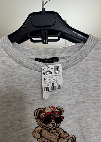 Stradi Gri Baskılı Kadın Sweatshirt - Görsel 3