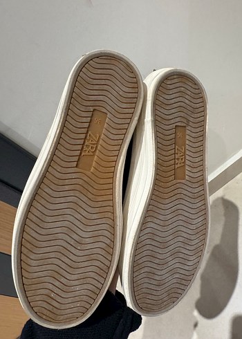 Zara converse terliKadın Lacivert Denim Spor Ayakkabı - Görsel 6