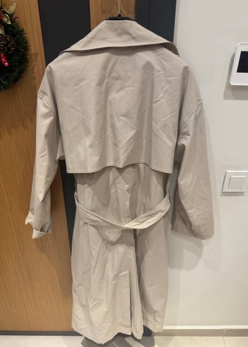 Stradi Bej Midi Trençkot Kemerli ve Geniş Kesim - Görsel 4