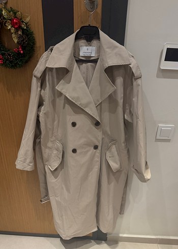 Stradi Bej Midi Trençkot Kemerli ve Geniş Kesim - Görsel 3