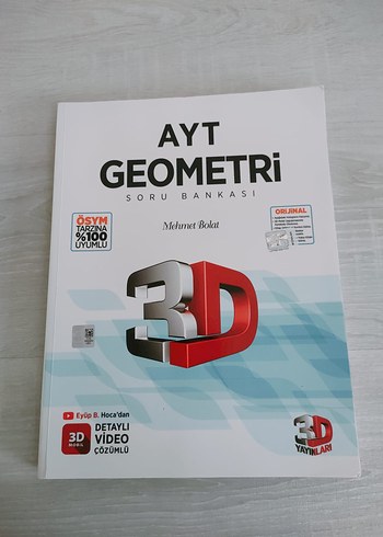 3D AYT Geometri Soru Bankası Video Çözümlü