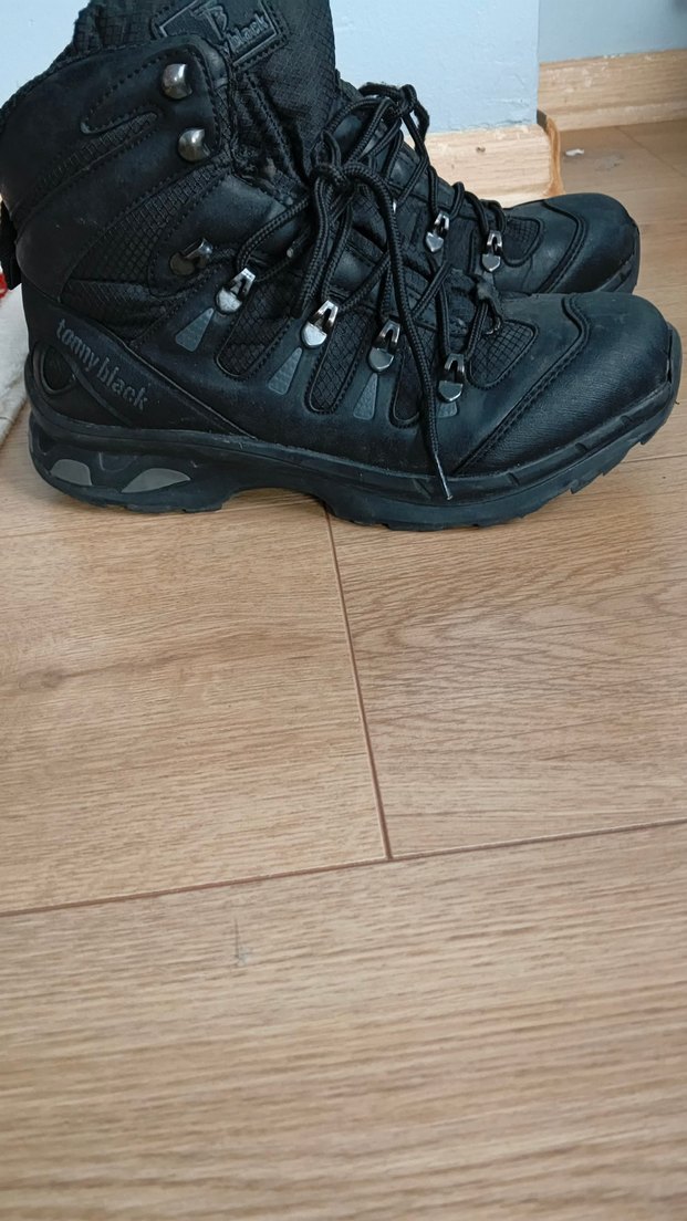 Siyah Bağcıklı Erkek Kauçuk Bot - Görsel 2