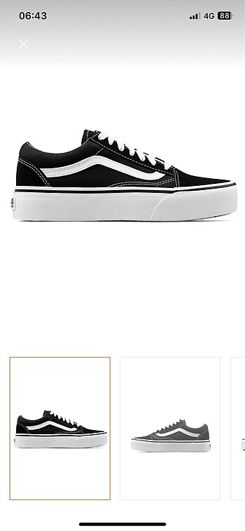 Vans Vans platform ayakkabı