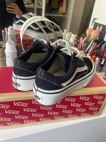 36 Beden siyah Renk Vans platform ayakkabı