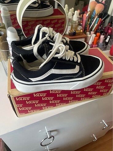 36 Beden Vans platform ayakkabı
