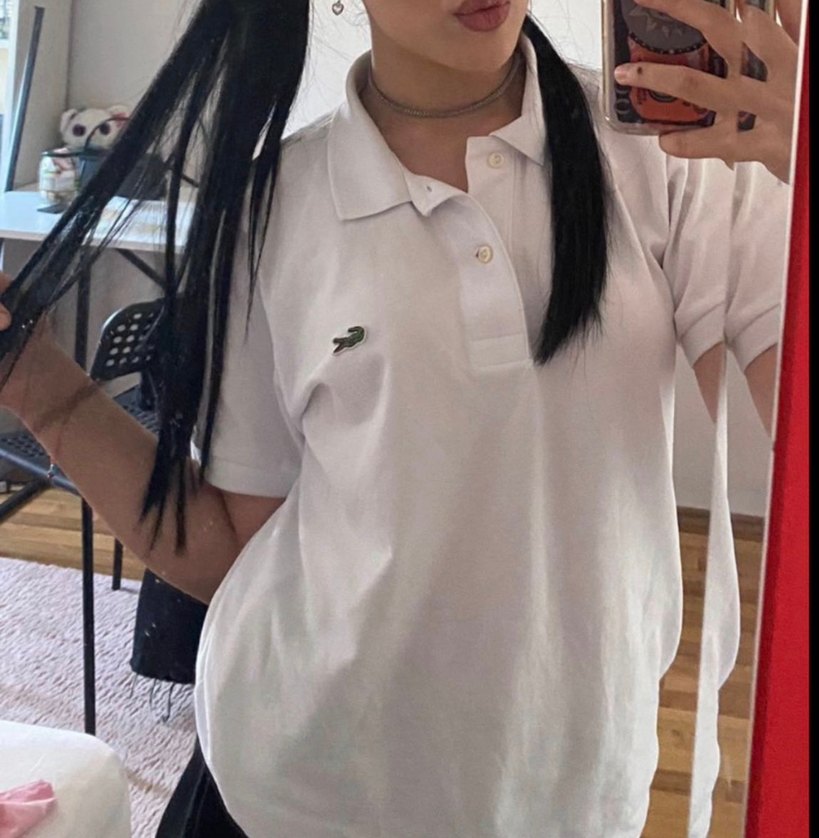 Lacoste Beyaz Polo Tişört — görsel 2/2
