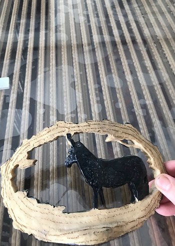 Ikea Ahşap Zebra Figürlü Dekoratif biblo