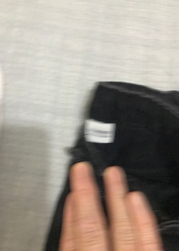 Mor Gri Batik Desenli kot şort ve kilotlu çorap - Görsel 8