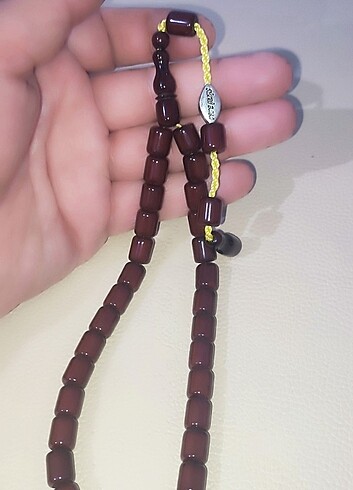 ŞÜKRÜ BAB USTA İMZALI SİKMA KEHRİBAR TESBİH 18