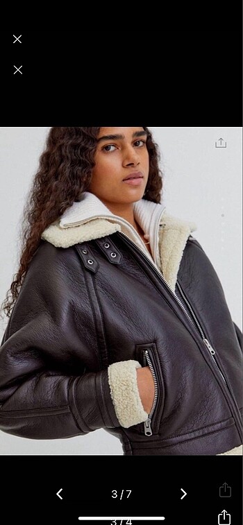 pull bear biker ceket / mont