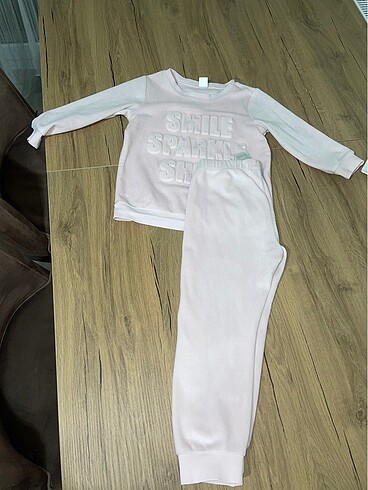 4 Yaş Beden pembe Renk LCW pijama takımı