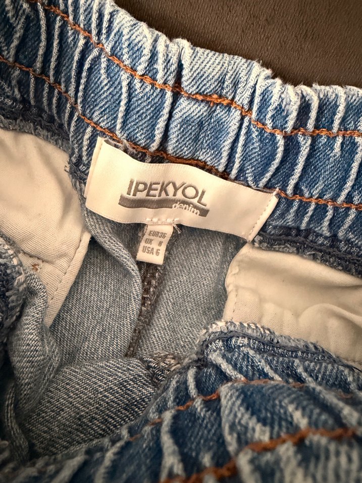 İpekyok Açık Mavi Rahat Denim Pantolon — görsel 2/4