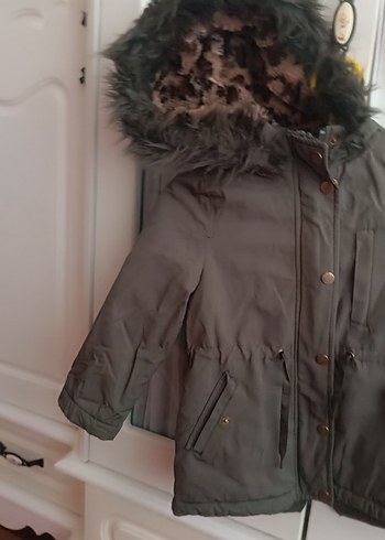 Erkek Çocuk Gri Sıcak Mont - Görsel 8