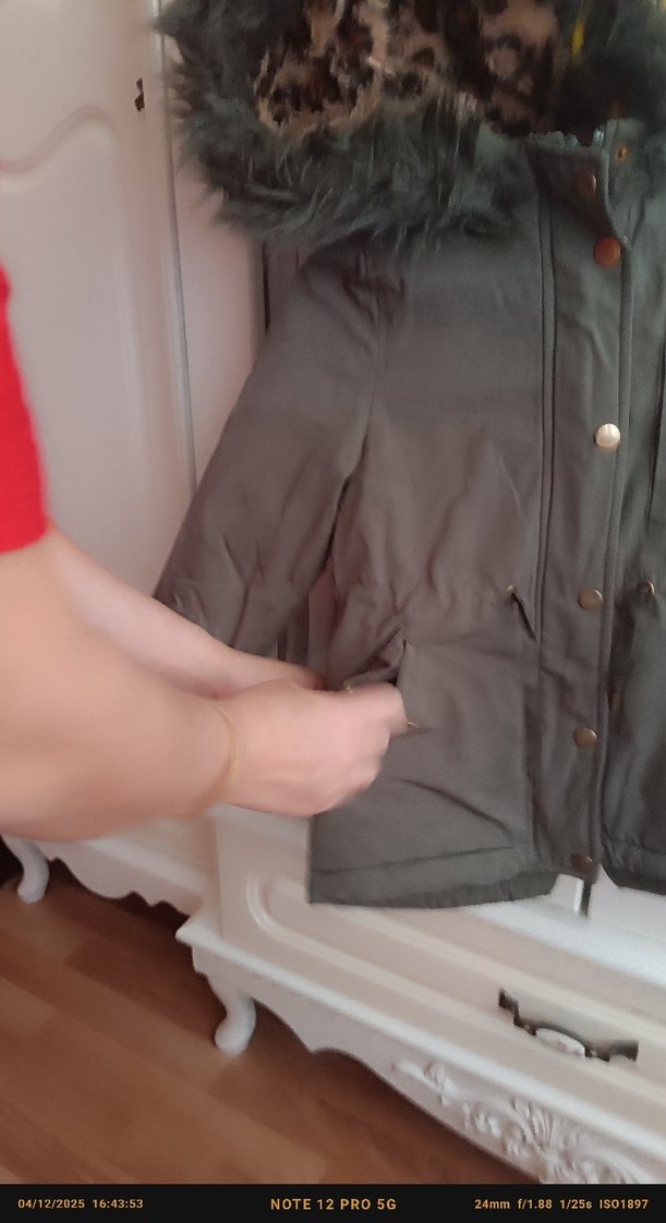 Erkek Çocuk Gri Sıcak Mont - Görsel 4