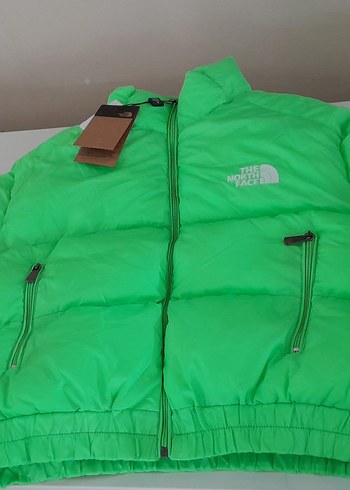 The North Face Yeşil Fermuarlı bayan Mont