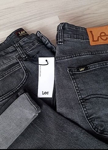 32 Beden gri Renk Lee erkek jeans 