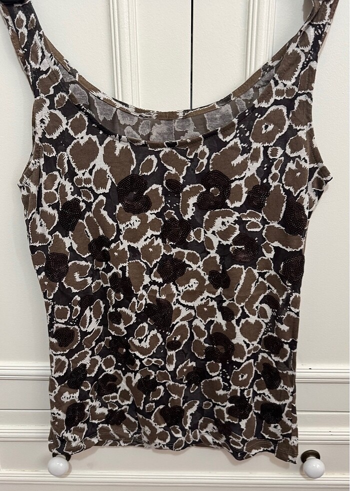 Mango askılı bluz - Görsel 3