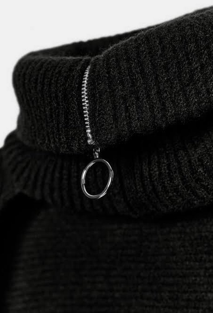 Balıkçı yaka örgü atkı - Görsel 3