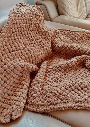 Bej Örgü Çocuk Battaniyesi - Görsel 3