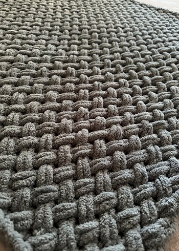 Gri Örgü Çocuk Battaniyesi - Görsel 2