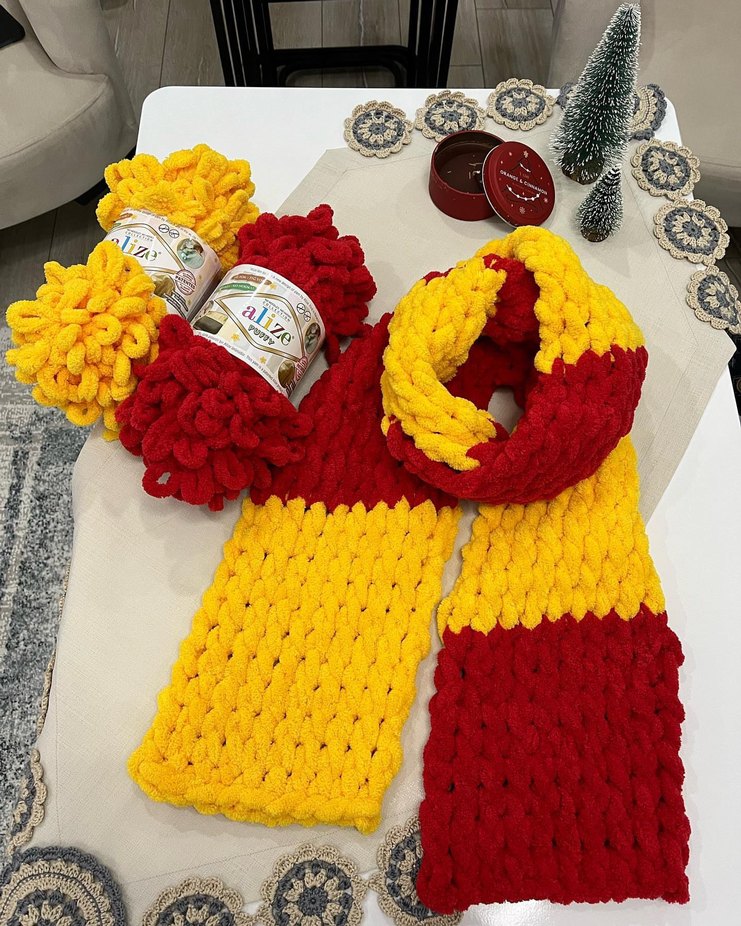 Galatasaray taraftar atkı - Görsel 2