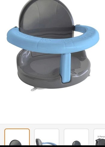 Mavi ve Gri Bebek Mama Sandalyesi - Görsel 3