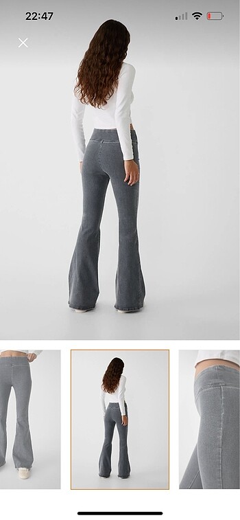 s Beden D76 ispanyol paça denim