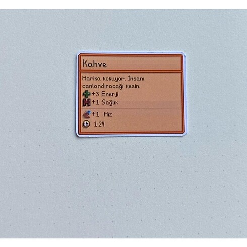 Beden 2li Stardew Valley Coffee Sticker