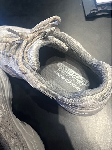 38 Beden skechers gri kadın ayakkabısı