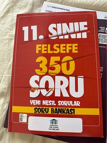 11. Sınıf felsefe test kitabı