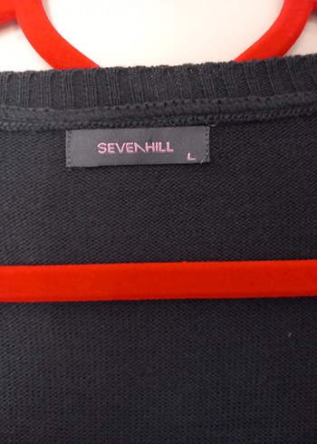 Kadın V Yaka Desenli Triko Süveter - Görsel 2