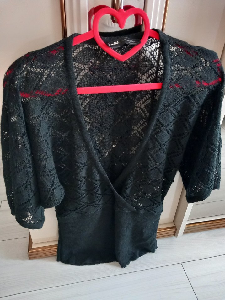 Siyah Nakışlı Gotik Kadın Bralet - Görsel 2