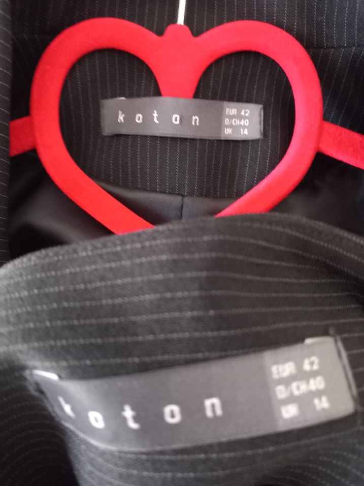 Kadın Siyah Düğmeli Ofis Blazeri - Görsel 2