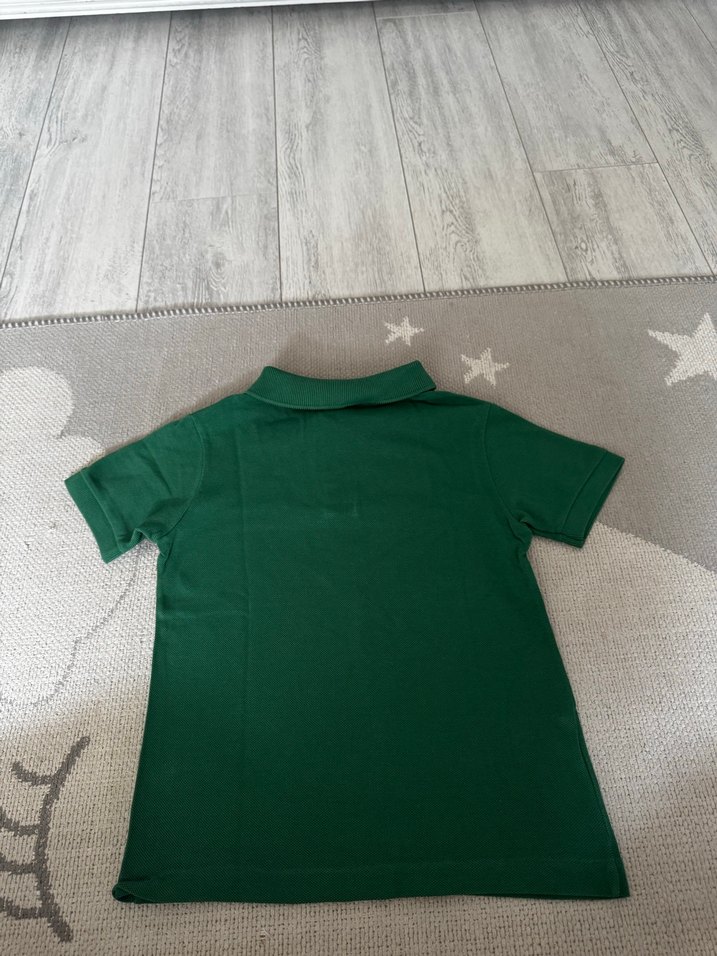 Erkek Koyu Yeşil Kısa Kollu Polo Tişört - Görsel 3