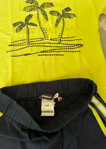 Erkek Tişört ve Lacivert Şort Takım B&G(Nebbati) - Görsel 3