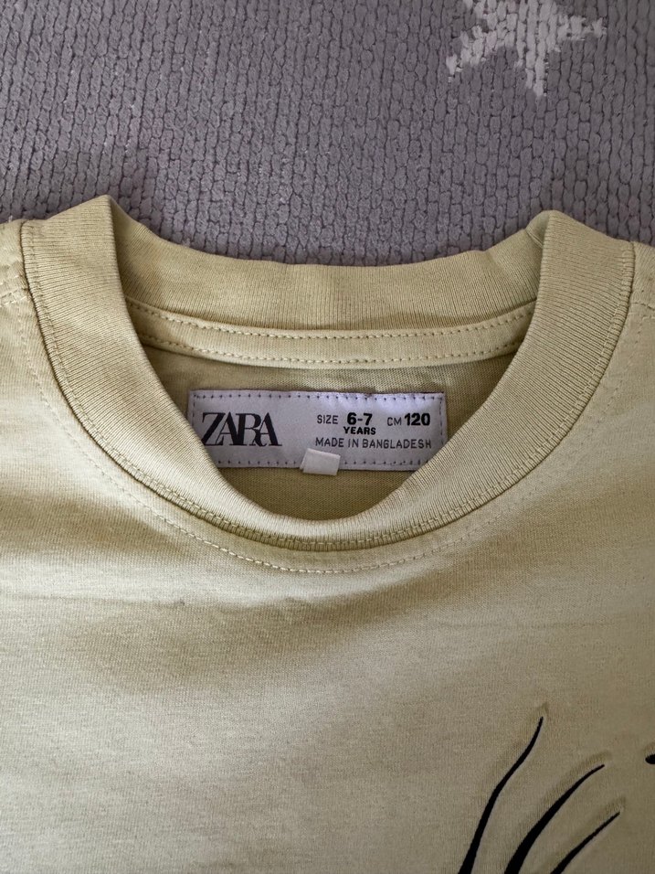 Yeşil rahat kesim t shirt - Görsel 3