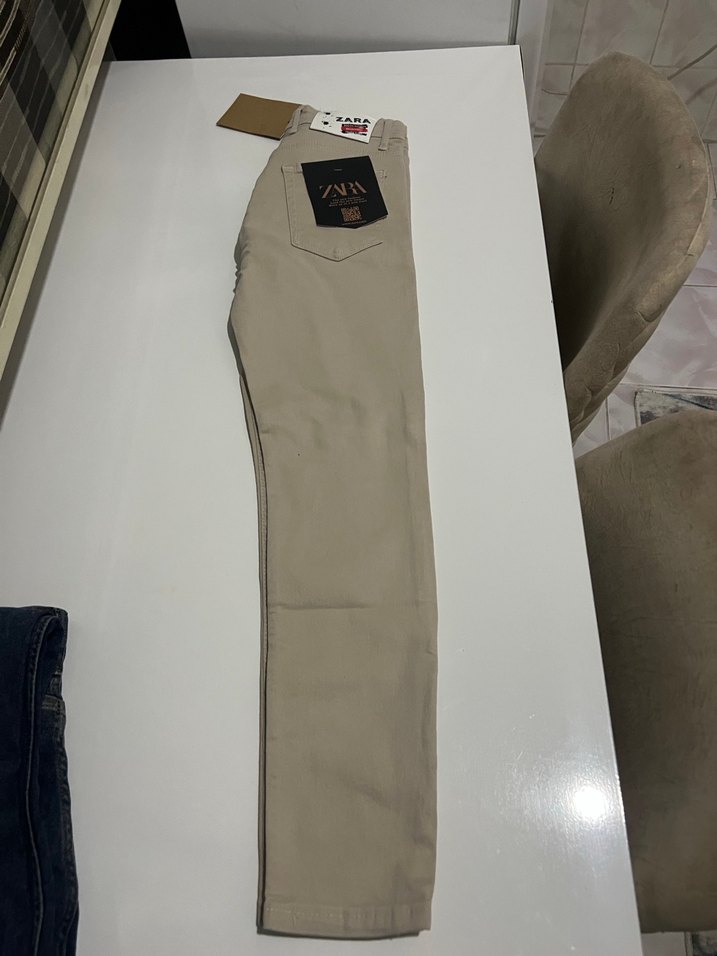 Bej erkek şık özel günler için de kullanılabilir jean - Görsel 2