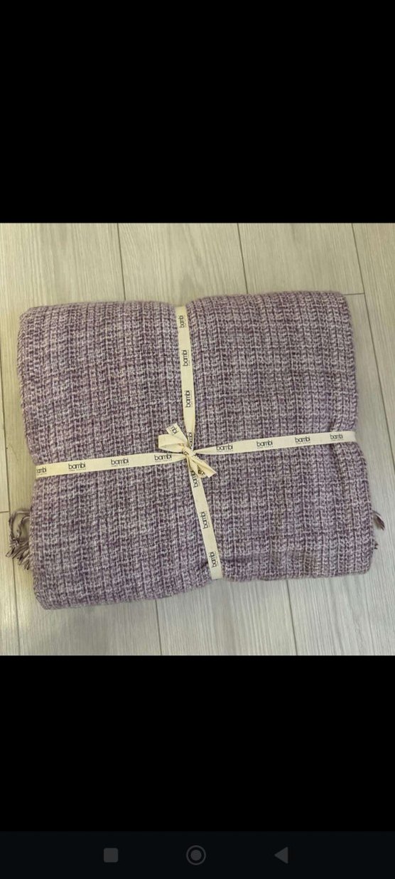 Pastel Kareli Çok Renkli Battaniye ve pike - Görsel 2