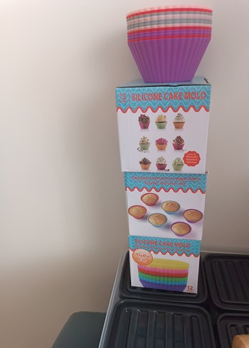 Renkli Silikon Muffin Kalıpları - Görsel 3