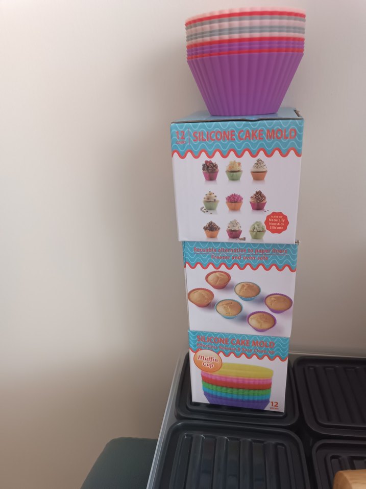 Renkli Silikon Muffin Kalıpları - Görsel 3