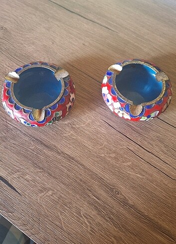 Diğer Antika cloisonne mine islemeli kulluk 23 yıllik