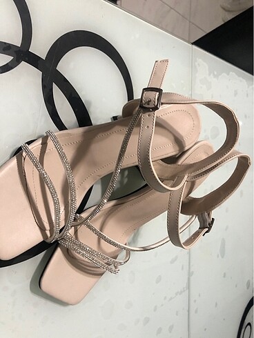 El yapımı taşlı ve hakiki deri yazlık ayakkabı . - Görsel 7