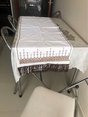 El işi kanaviçe . Antika . 55 senelik .