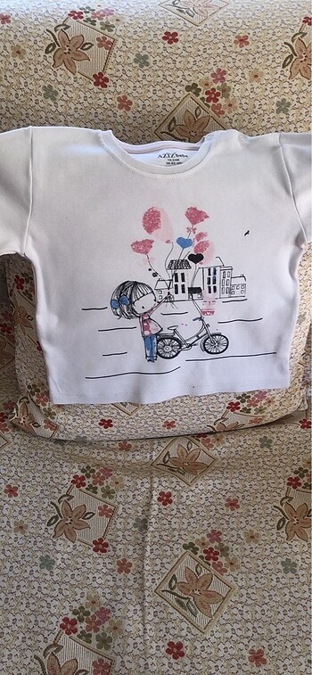 24-36 Ay Beden 2,3 yaş için Aziz Bebe .switshirt.