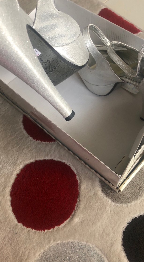 Beyaz Yılan Desenli Dolgu Topuklu Kadın Ayakkabı - Görsel 3