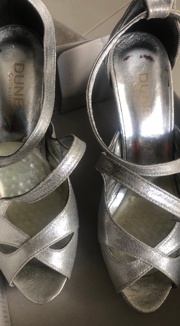 Beyaz Yılan Desenli Dolgu Topuklu Kadın Ayakkabı - Görsel 2