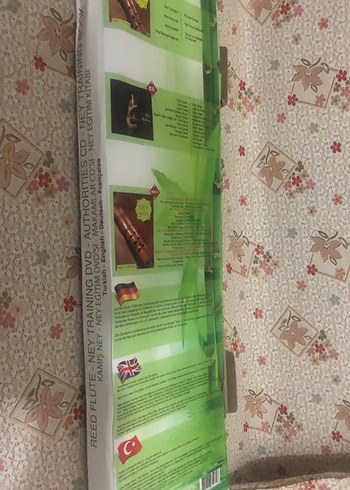 Yeşil Bambu Flüt ve Taşıma Kutusu . Kitapları - Görsel 8