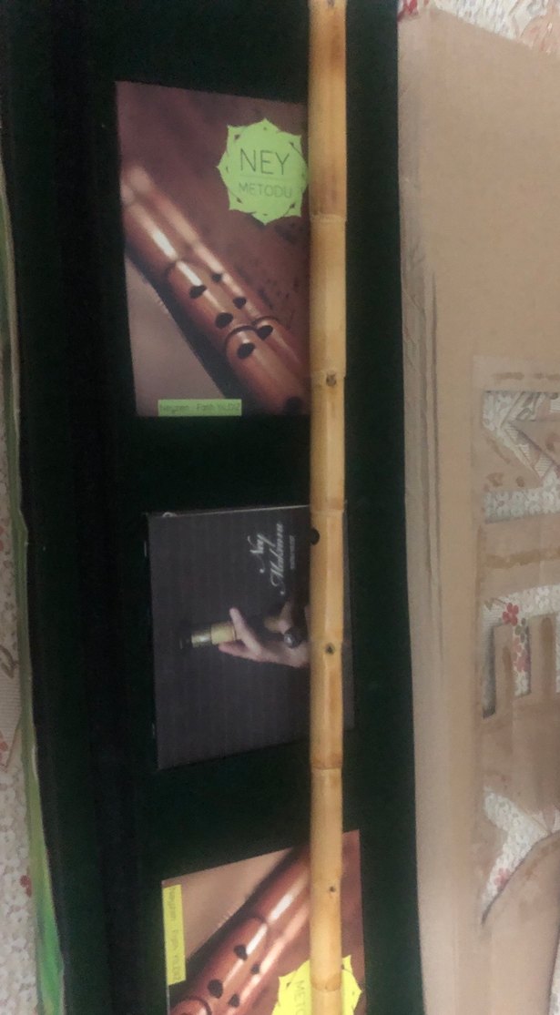 Yeşil Bambu Flüt ve Taşıma Kutusu . Kitapları - Görsel 3