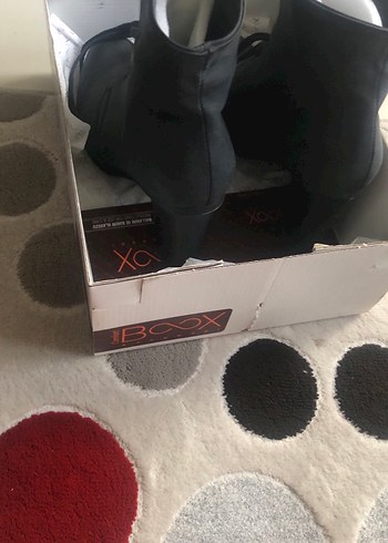 Siyah Deri Kadın Dolgu Topuklu Goth Bot - Görsel 2